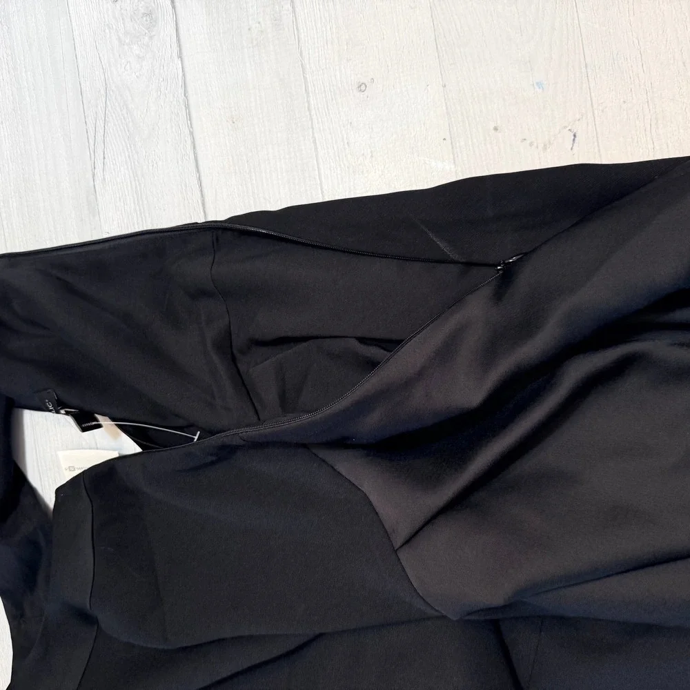 Banana Republic women's Banana Black Asymmetrical‎ Dress Womens 10 NEW